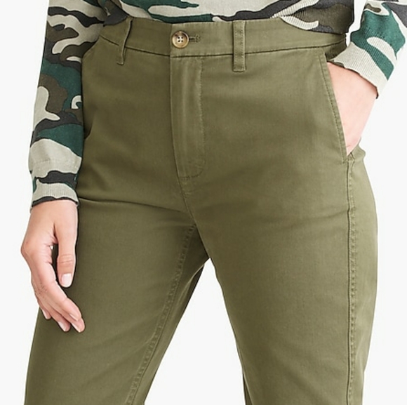 J.Crew High-Rise Girlfriend Chino Pants, Size 4 - Picture 3 of 8